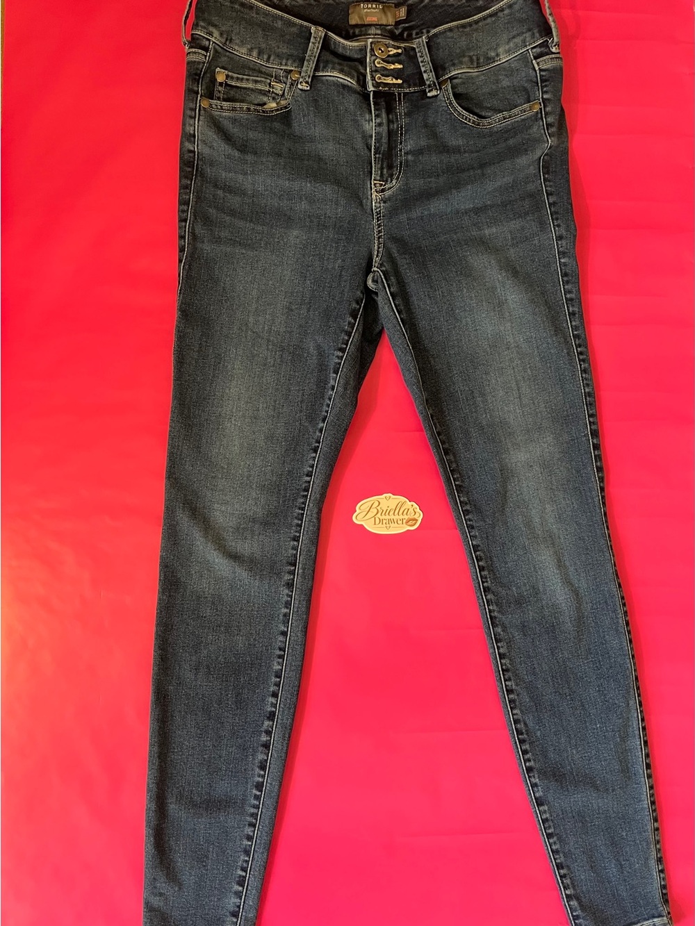 torrid Dark Wash High-Rise Skinny Jeans